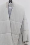 HED MAYNER two -piece lapel coat AW22_O30_Gry/NYLON silver gray PHM6